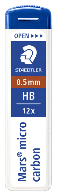Bleistiftmine Staedtler Mars Micro Carbon 0,5 mm HB | Karton mit 12 Stück