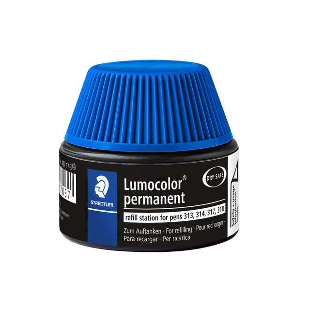 Filzstiftmine Staedtler Lumocolor permanent bl | Stück von 15 Millilitern