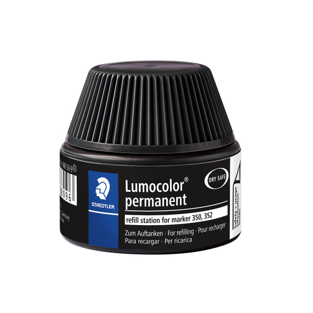Filzstiftmine Staedtler Lumocolor Permanent Schwarz | Stück von 30 Millilitern