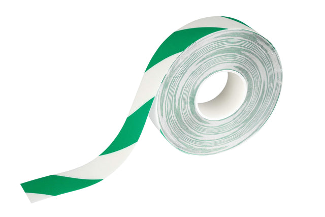 Bodenmarkierungsband Duraline 50mmx30m grün weiß | 1 Stück