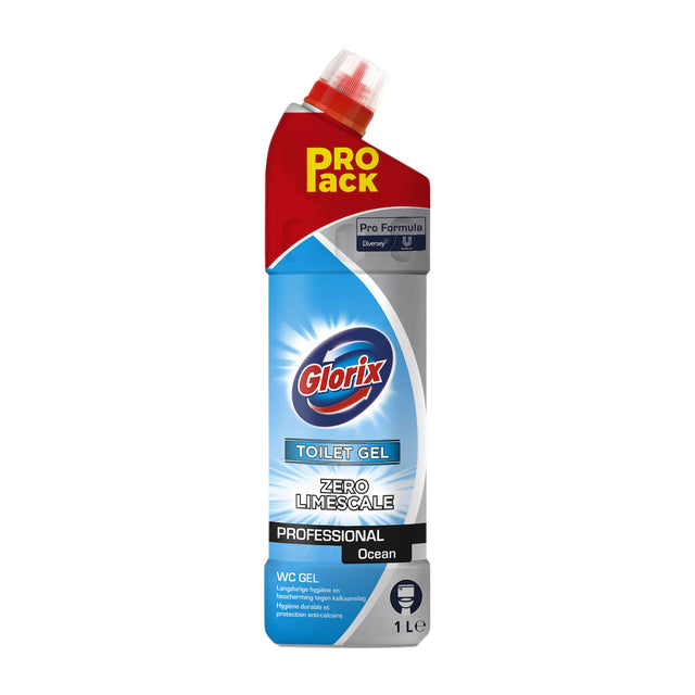 Sanitärreiniger Glorix Pro Formel Toilettengel Ozean 1000 ml