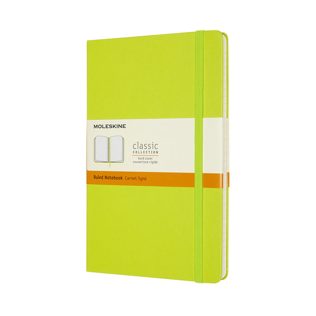 Notizbuch Moleskine groß 130x210 ln hc lem gn | 1 Stück