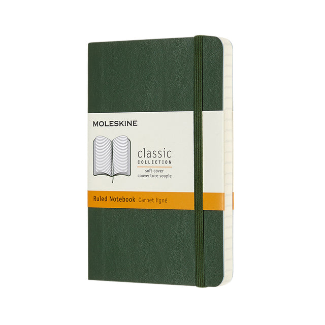 Notizbuch Moleskine Pocket 90x140 ln sc myrt gn | 1 Stück