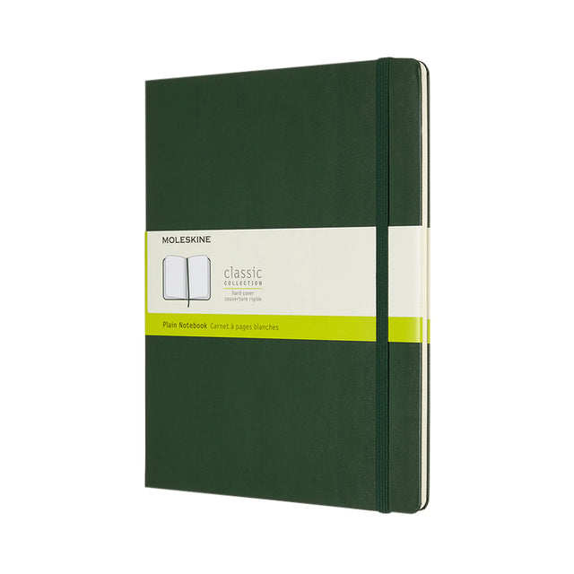 Notebook Moleskine XL 190x250mm Blanco Hard Cover Myrtle Green
