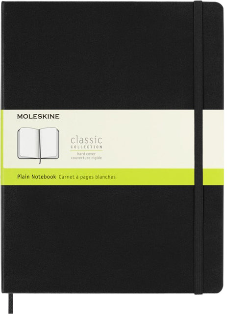 Notebook Moleskine XL 190x250mm Blanco Hard Cover Schwarz