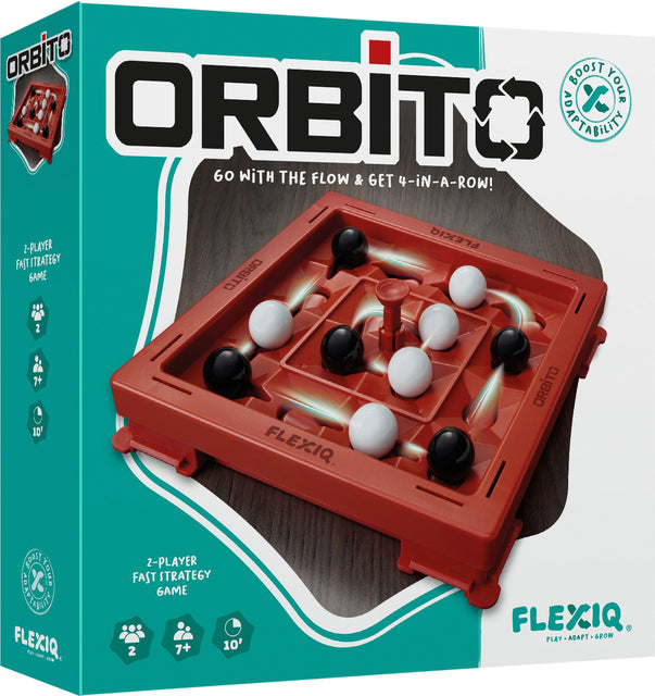 Bruna Office-Board-Spiel Orbito 4-gegen-1-Reihen