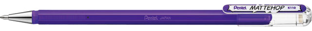 Gelshrijk Pentel Mattehop K110 Violet 0,5 mm