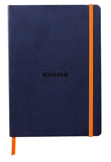 Notizbuch Rhodia A5 Linie 80 Vel 90 Gr Night Blue