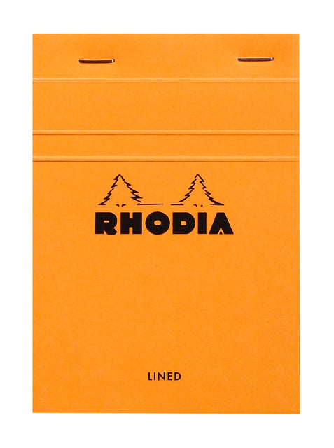 Rhodia - Block A6 Zeile 80vel 80GR Oranje | 10 Stücke