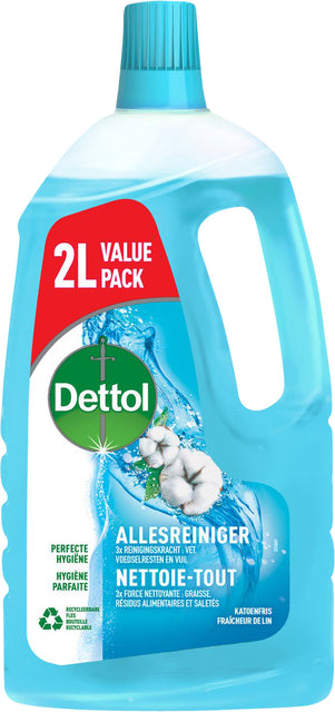 Allzweckreiniger Dettol Cotton Fresh 2l | Flasche mit 2 Litern