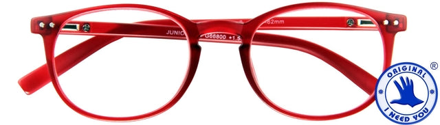Lesebrille „I need you“ +2.00dpt junior rot | 1 Stück