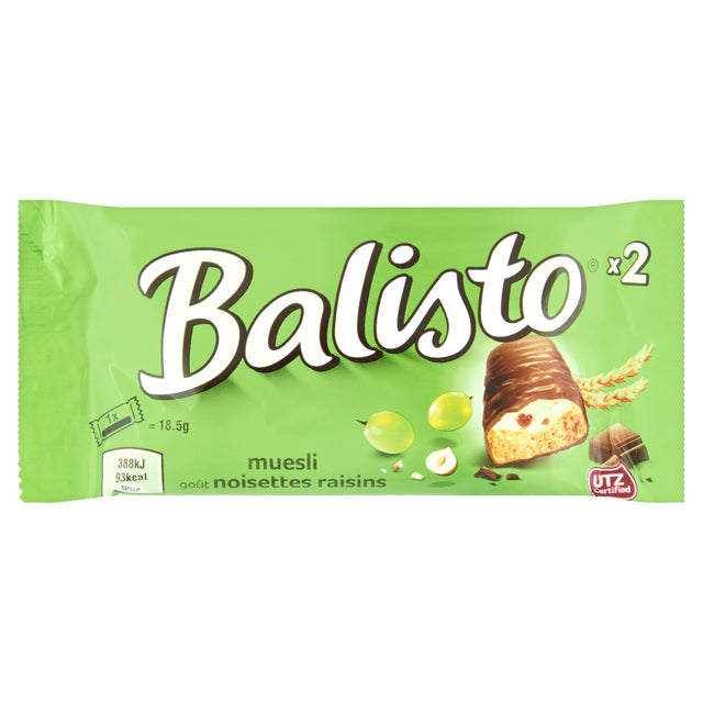 Candy Balisto Müsliriegel 37gr | Umkarton mit 20 Stück x 37 Gramm
