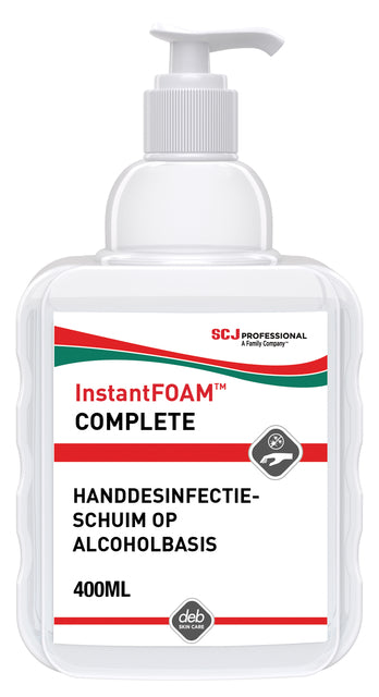 Händedesinfektion scj Instant-Schaum komplett 400 ml | Umkarton mit 12 Stück x 400 Millilitern
