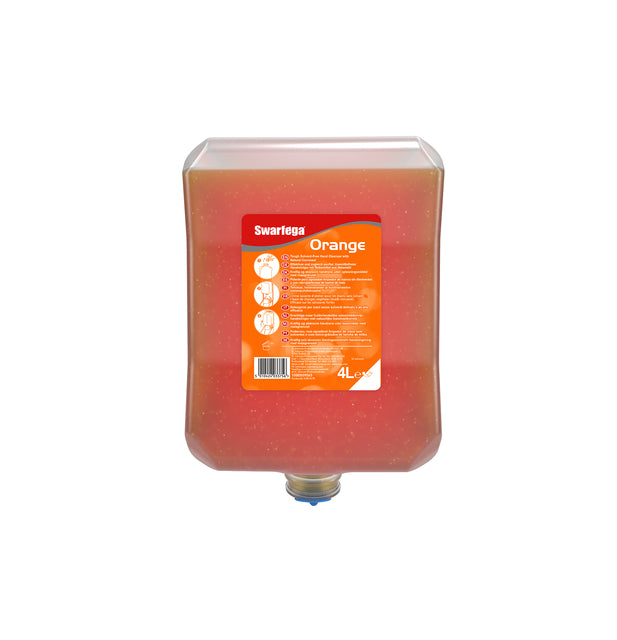 Handreiniger SCJ Swarfega Orange 4l | Umkarton mit 4 Stück x 4 Liter