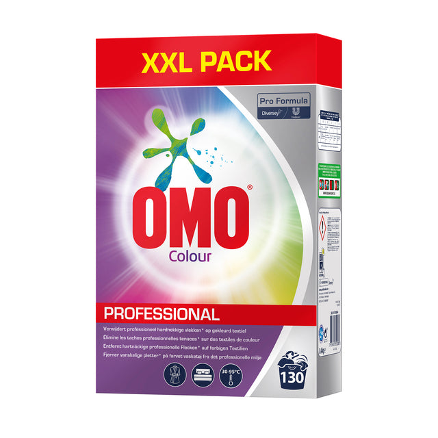 OMO - Waschmittelprofel -Pulverfarbe 8,4 kg 130 s