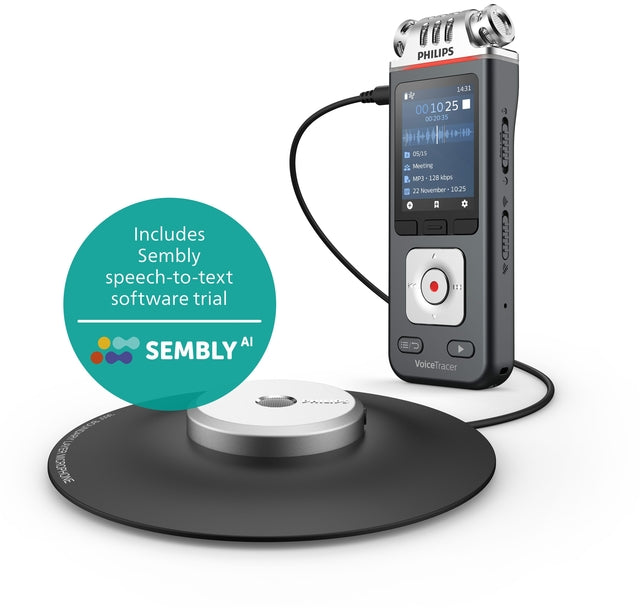 Digital voice recorder philips dvt 8115 vergaderen