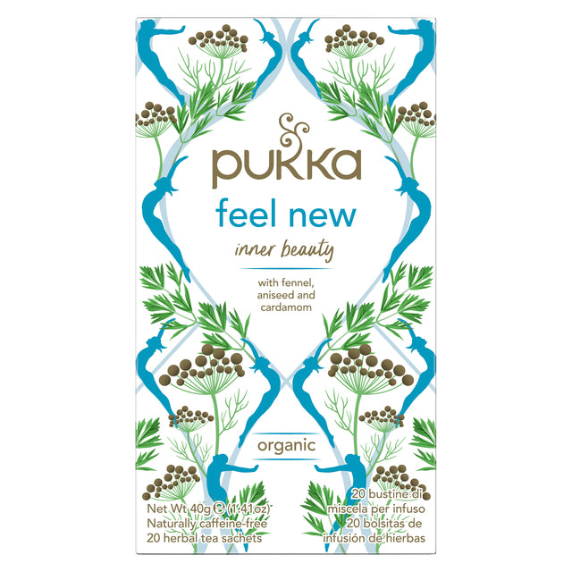 Tee Pukka Feel New 20 Beutel | Schnappen Sie sich einen 20er-Beutel