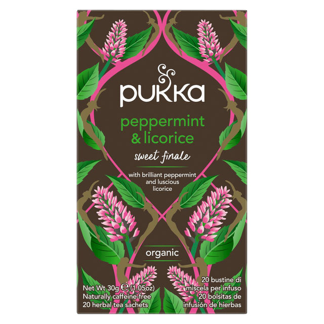 Tee Pukka Pfefferminze Lakritze 20 Beutel | Schnappen Sie sich einen 20er-Beutel