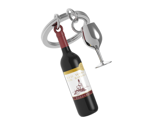 Schlüsselanhänger Metalmorphose Rotwein | 1 Stück