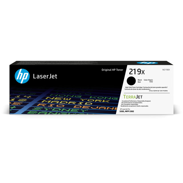 HP - Tonercartridge W2190x 219x Schwarz
