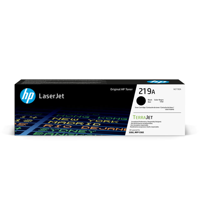 HP - Tonercartridge W2190A 219A Schwarz