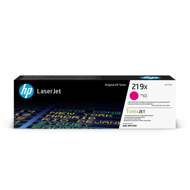 Tonercartridge hp w2193x 219x rood