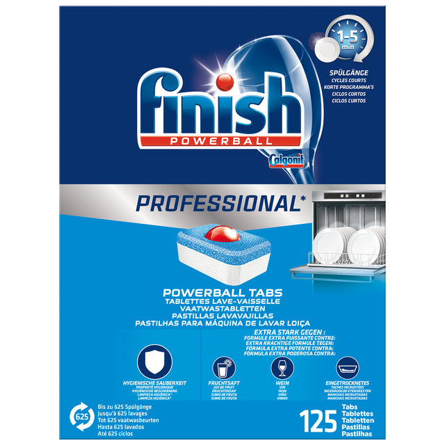 Finish - Geschirrspüler Tablets Professionelle Tabs 125 ST | 3 Stücke