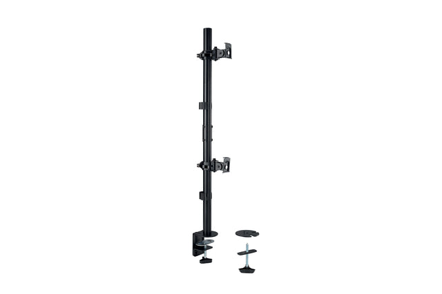 Dubbele verticale bevestiging monitorarm