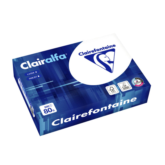 Clairefontaine - Kopie Papier Clairalfa A5 80gr Wt | 10 Stücke