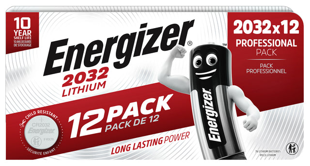 Energizer - Batterie CR2032 Lithium 12st