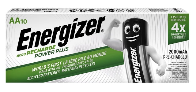 Energizer - Batterie wiederaufladbar AA 10st