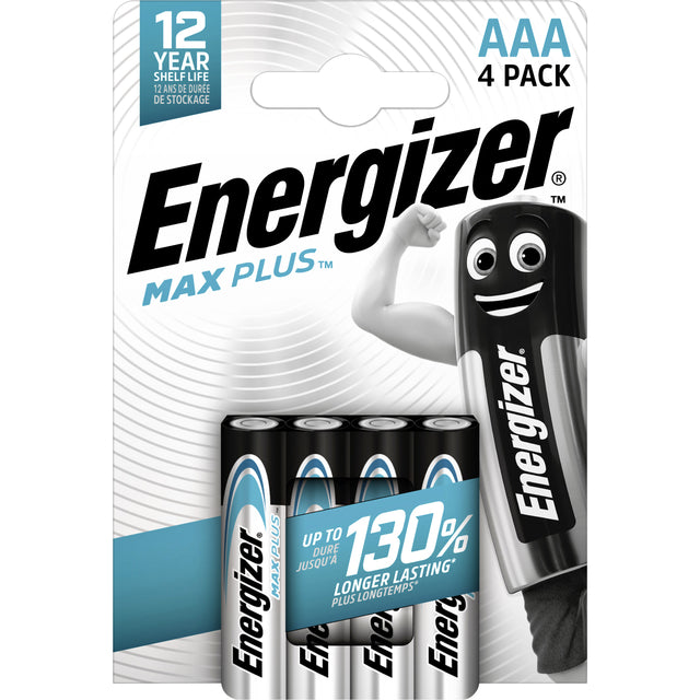 Energizer - Batterie Max Plus AAA Alkaline 4st