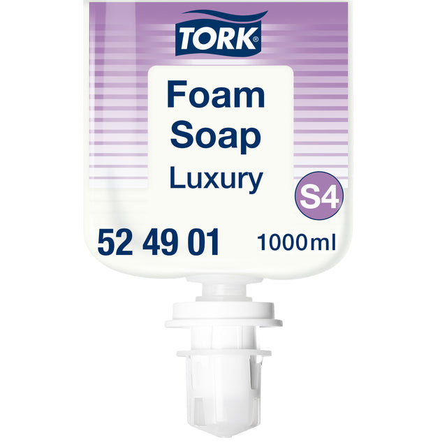 Handseife Tork S4 Schaum 1000ml 524901 | Umkarton mit 6 Flaschen x 1000 Millilitern