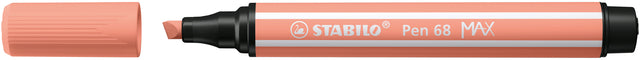 Filzstift Stabilo Pen 68/26 max apricot | Umkarton mit 5 Stück