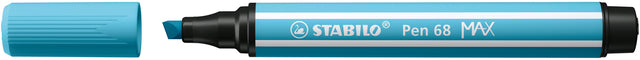 Viltstift stabilo pen 68/57 max azuurblauw