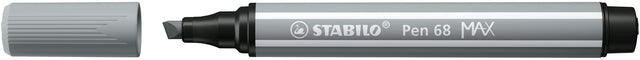 Filzstift Stabilo Pen 68/95 max mittelkaltgrau | Umkarton mit 5 Stück