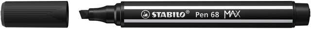 Stabilo - Filz -Tip Pen 68/46 Max Black | 5 Stücke