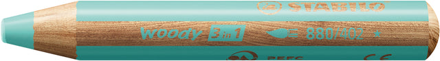 Buntstift Stabilo 880 Woody 3 in 1 Pastellblau | Umkarton mit 5 Stück