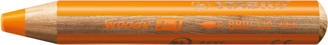 Buntstift Stabilo 880 Woody 3 in 1 Orange | Umkarton mit 5 Stück