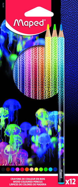 Kleurpotlood maped deepsea paradise 12 kleuren
