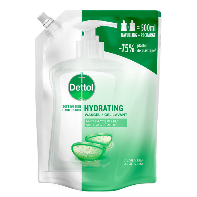 Dettol - Handseife Hydrat Aloe Vera Antib 500 ml Refil
