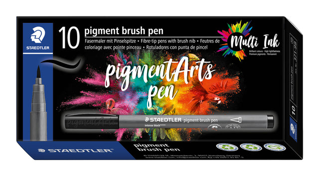 Staedtler - Pigmentpigmentstift intensiv 1,0 mm schwarz | 10 Stücke