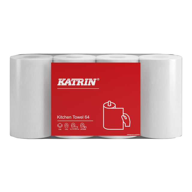 Katrin - Küchenrolle 2 Schicht 64 Blatt Weiß