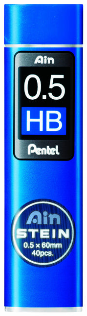 Pentel - Bleistiftstift Ain Stein Hb 0,5 mm Röhrchen 40st | 12 Stücke