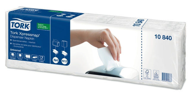 Tork - Servet N4 Universal Four -Fold 1 Layer White