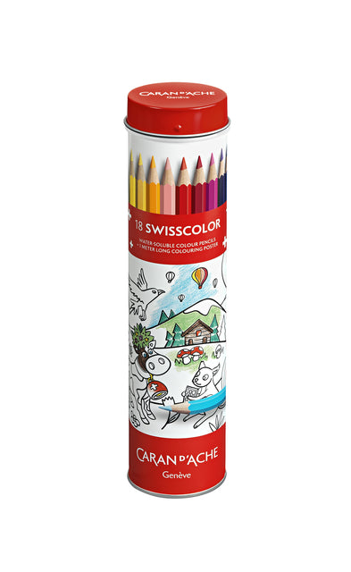 Kleurpotlood caran d'ache swisscolor 18 kleuren