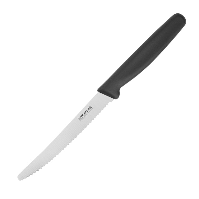 Hygiplas - Tomatenmesser zackt 10 cm schwarz