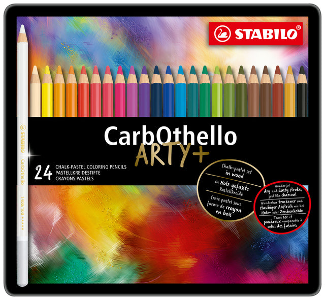 Kleurpotlood stabilo carbothello kalkpastel 24st