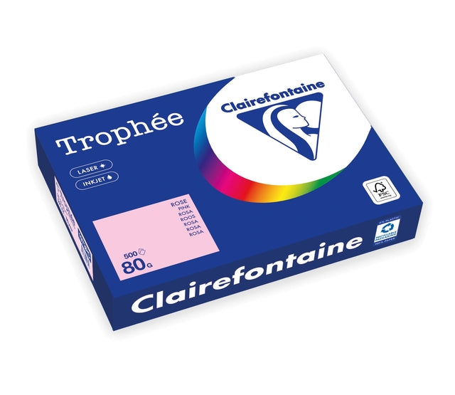 Trophäe - Kopierpapier A4 80GR Pink | 5 Stücke