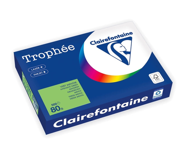 Clairefontaine - Papier A4 80gr Grasgrün kopieren